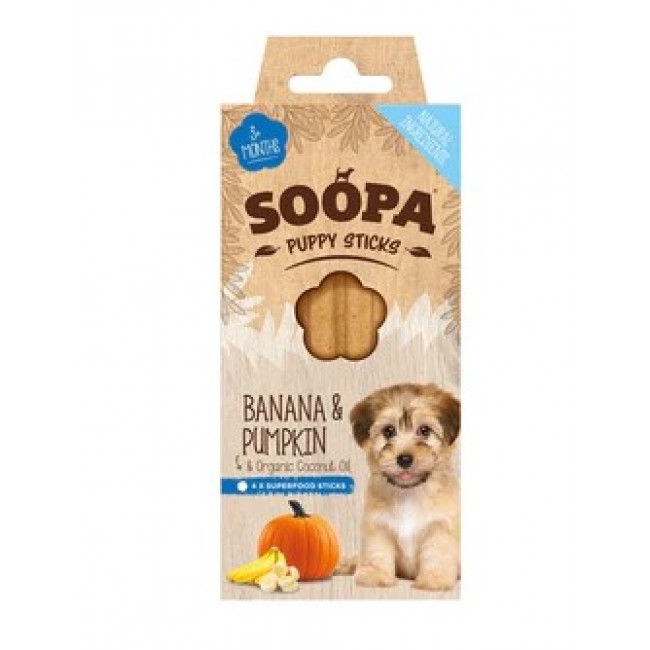 Soopa PUPPY Dentals BANÁNOVÉ A DÝNĚ 