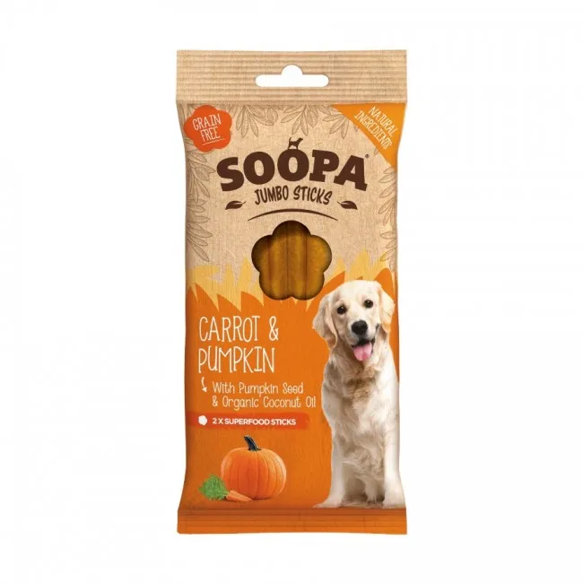 Soopa JUMBO Dentals MRKVOVÉ A DÝŇOVÉ 